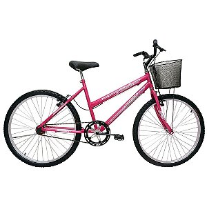 Bicicleta Cairu Aro 24 Mtb Bella Reb C/Ct Pink/Pto