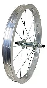 Roda Aro 16 Dianteiro para Bicicleta Alumínio Infantil