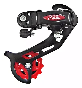 Cambio Bike Traseiro 7v H60 Index Com Ponteira Preto Yamada