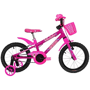 Bicicleta Infantil Aro 16 Feminina Fadinha Rosa/Pink