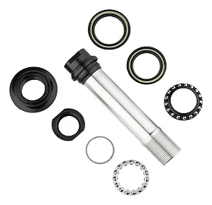 Eixo Completo Shimano Para Cubo Dianteiro Hb-mt400 Prata