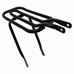 Bagageiro Garupa Bike Tubo Grosso Articulado preto
