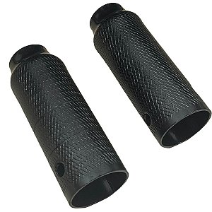 Pedaleira De Apoio Bicicleta Trolhão Em Aço Preto MYD-HS091