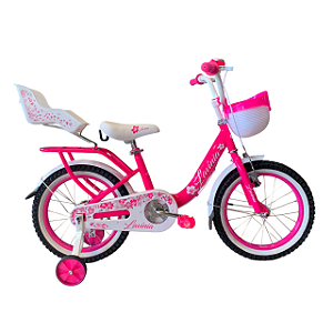Bicicleta Aro 16 Aço Pro-X Lavinia Rosa