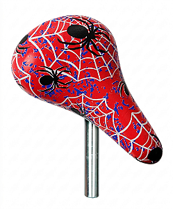 Selim Banco Bicicleta Bike Infantil Kalf kvs cartoon aranha