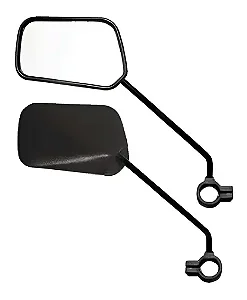 Retrovisor Plast Retang H.Longa Pto