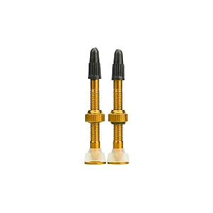 Válvulas Absolute Tubeless Dourrado 48mm 2 Unidades