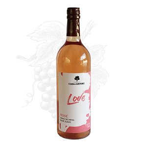 Vinho Rose Suave LOVE - garrafa 750 ml