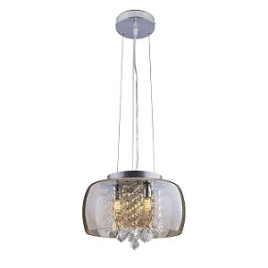 PENDENTE PLAFON ATTRACTIVE 40 CROMADO Cristal - Startec