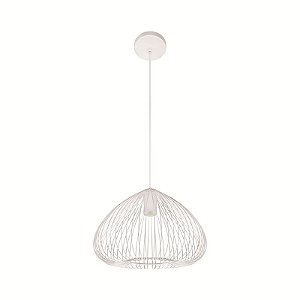 PENDENTE METAL INVITO BRANCO 1XE27