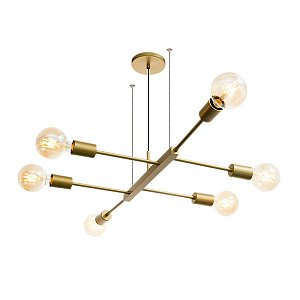 PENDENTE JAZZ S/ VD 6XE-27 CHAMPAGNE