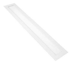 Painel LED de Embutir 18w 60x10 Branco Quente