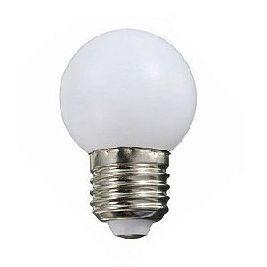Lâmpada LED Bulbo 3W Bolinha Bivolt Branco Quente - Luz Sollar