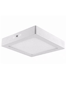 Plafon LED de Sobrepor 12w Quadrado Natural - FSE