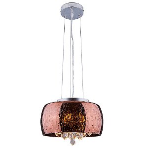 PENDENTE PLAFON ATTRACTIVE 40 AMBAR Cristal - Startec