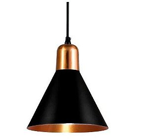 PENDENTE FUJI P PREMIUM 18,5 X 18 PRETO FOSCO/COBRE