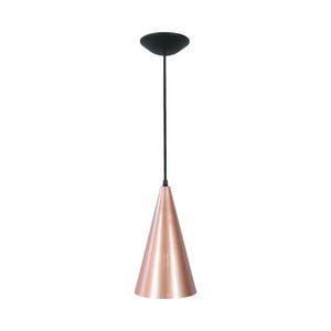 Pendente Cone Megalux 502 Cobre Diametro 15 cm