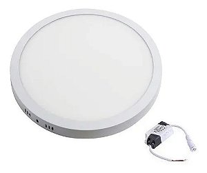 Plafon Led de Sobrepor 36w Redondo 40cm Natural 4000K