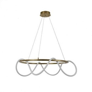 PENDENTE LED IVAIR CIN 38W 3000K DOURADO