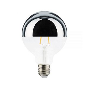 Lâmpada Filamento LED G95 4,5W Bivolt E27 Defletora Ambar B10009 - Brilia