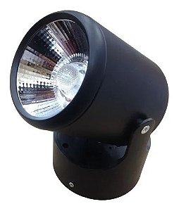 Spot LED de Sobrepor 10w Preto Branco Quente - CBC(2)