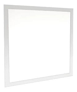 (4 peças amassadas ) Painel Plafon LED de Embutir 48W Quadrado 62x62 Branco Quente 3000K - Iluctron