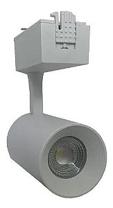 Spot LED de Trilho 7W Branco Bivolt Natural 4000K – STB-7-BN