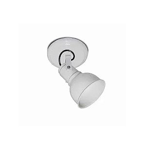 SPOT ALUMINIO 1XE-27 BRANCO TEXTURIZADO - Itamonte