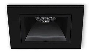 SPOT LED Embutido PICCO 3W 210LM IP40 34º Preto Branco Quente 2700K 5 Anos Garantia - Interlight