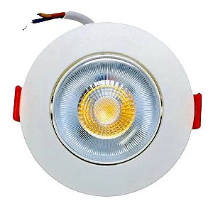 Spot Led 5W Redondo Branco Quente SER-5-BQ - Andeli