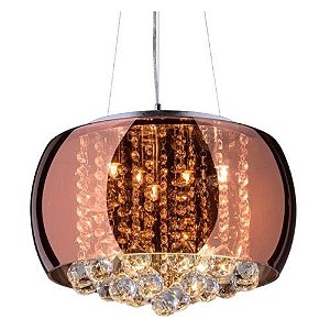 PENDENTE PLAFON ATTRACTIVE 40 COBRE Cristal - Startec