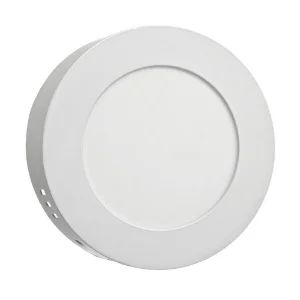 Plafon Led de Sobrepor 6W Redondo 12cm Branco Quente 3000K PG-R6WBQ