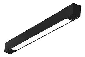MODULO LED DIFUSOR P/TRILHO 34CM 20W Preto Natural 4000K