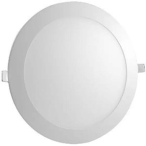 Painel LED de Embutir 36W Redondo 40CM Natural 4000K - Ouqi