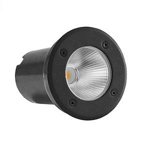 Luminária LED EMBUTIDO DE SOLO 5W 30° PRETO Branco Quente 3000K - Pix