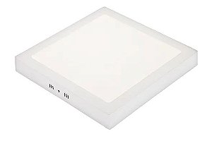 Plafon LED de Sobrepor 6W Quadrado 12x12 Natural 4000K - PIX