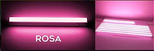 LAMPADA TUBULAR 18W 120CM ROSA (liga dois lados) - ENT