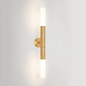 Arandela 1659 BILLET DUPLA FIXA EXT 500X60X95MM GU10 2XMR11 Dourado
