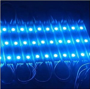Módulo de LED 5050 3 LED 12V Resinado Azul