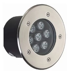 Balizador LED de Solo 7W Bivolt Branco Quente 3000K - ACE