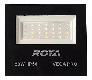 REFLETOR LED 50W SMD VEGA PRO Branco Frio - Roya