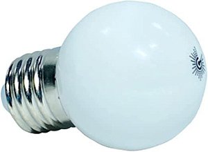 LAMPADA LED BOLINHA G45 3W E-27 110v BRANCO QUENTE - GALAXY