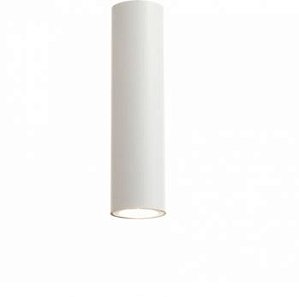 LUMINARIA SOBREPOR TUBOLARE 14,5CM MR16 1XGU-10 BRANCO TEXTURIZADO