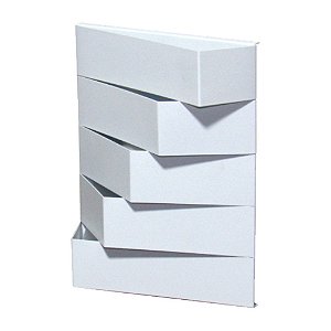 ARANDELA ESCALAR 5 ALETAS LED 12W 6.400K BIV BR TXT 1.100L