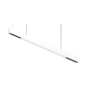 Pendente LED Linear Job Mista 40W 119,2x1,9x5,8cm Branco 3200lm Natural 4000K - Pix Archi