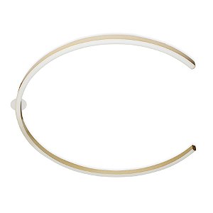 PLAFON RAFIK 25W 60CM DOURADO 2000LM Branco Quente 3000K