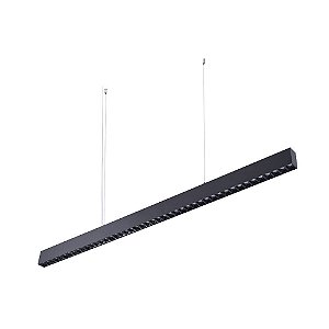 Pendente Led Lyta Pro 40W Branco Quente 3000K Preto - Nordecor