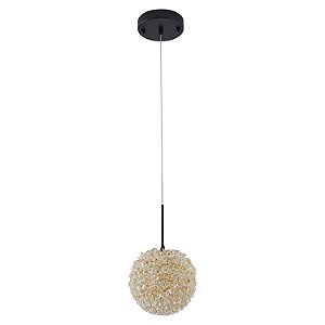 Pendente Cristal Jou 1x G9 Preto - Nordecor