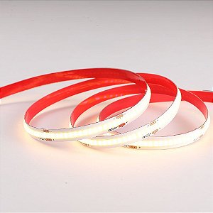 Fita LED COB IP20 480 LED por metro 8 mm 8W/M 900LM/M 5 m/Rolo Branco Quente 2700K 12V - Nordecor