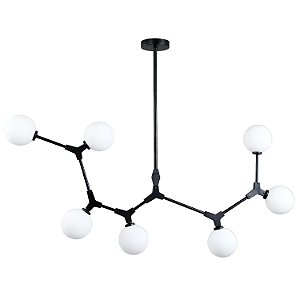 PENDENTE BHEO 7*G9 PRETO - Nordecor